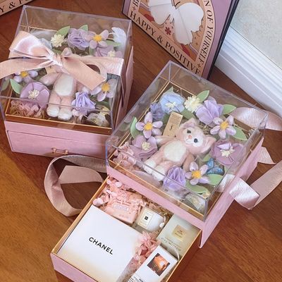 双层亚克力伴手礼空盒子