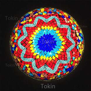 土耳其吸顶灯特色餐厅咖啡厅酒店民宿酒吧网咖手工玻璃装饰壁灯