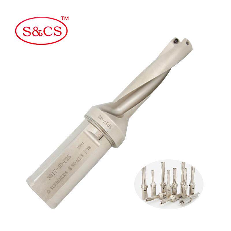 U钻暴力钻喷水钻快速钻2D3D4D5DSP平底钻头WCSP3倍4倍