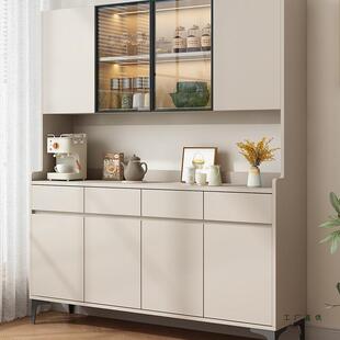餐边柜一体靠墙高柜现代简约客厅酒柜家用轻奢茶水柜子收纳储物柜