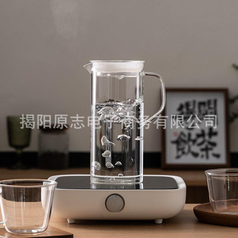 新款直销日式冷水壶玻璃耐温凉白开水商用网红水果茶酸梅汤泡茶壶