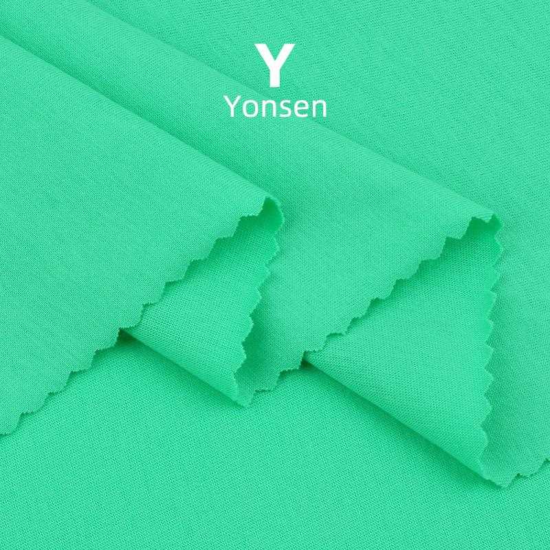 直销新款26支纯棉汗布全棉汗布紧密纺26s棉单面针织布女装童装短