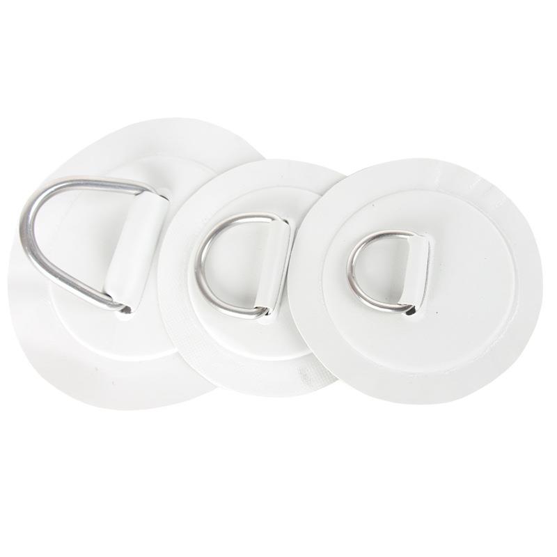 直销新款5cmD环把手充气船桨板独木舟配件 3层加强料不锈钢D环坚