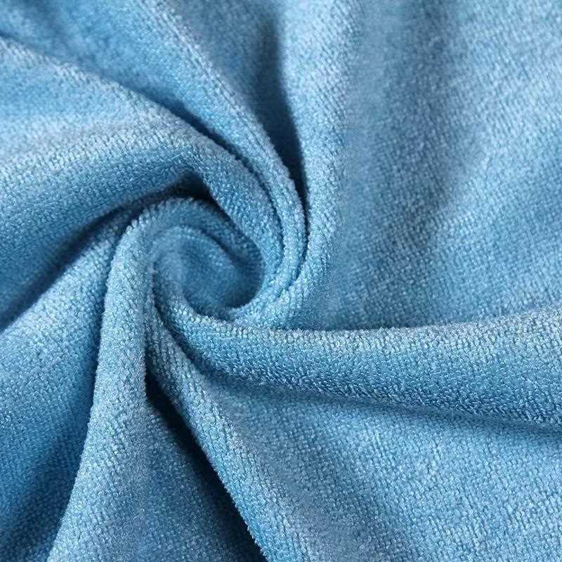 直销新款超细纤维毛巾布 纬编涤锦细纤维毛巾布 擦车干发巾吸水毛