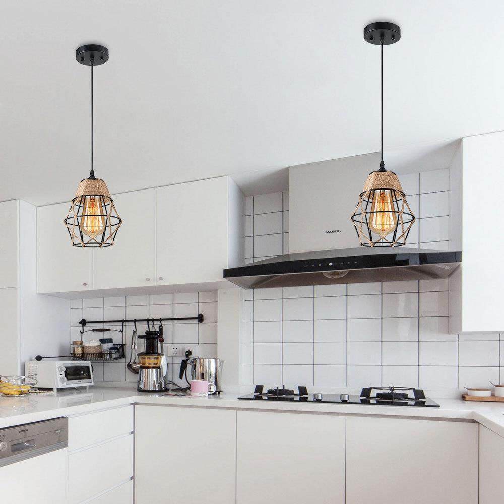 直销新款跨境新款工业复古麻绳钻石头铁笼吸顶吊灯 loft铁线铁丝,家装灯饰光源,智能吊灯,淘宝优惠券,粉丝福利购,淘宝优惠卷