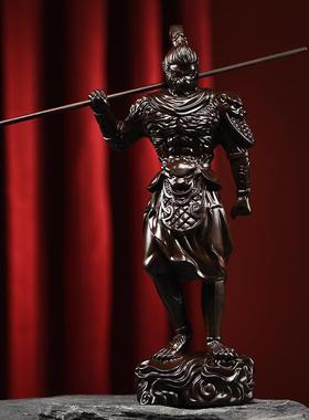 直销新款木雕摆件孙悟空实木头雕刻齐天大圣新居搬迁办公司装饰玄