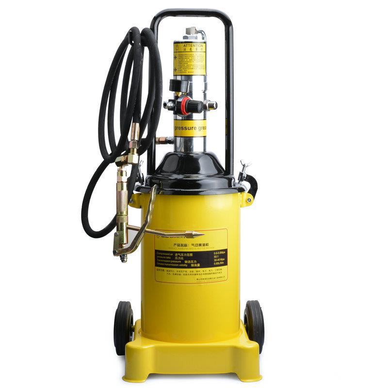 直销新款 高压注油器 注油机 12L 气动黄油机 12升风动黄油枪 配4