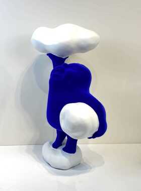 直销新款酒店会所展厅大堂玄关过道工艺品售楼处样板房端景台人物