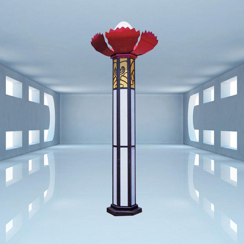 新款直销太阳能路灯户外灯带灯杆全套500W新农村456米大功率杆LED