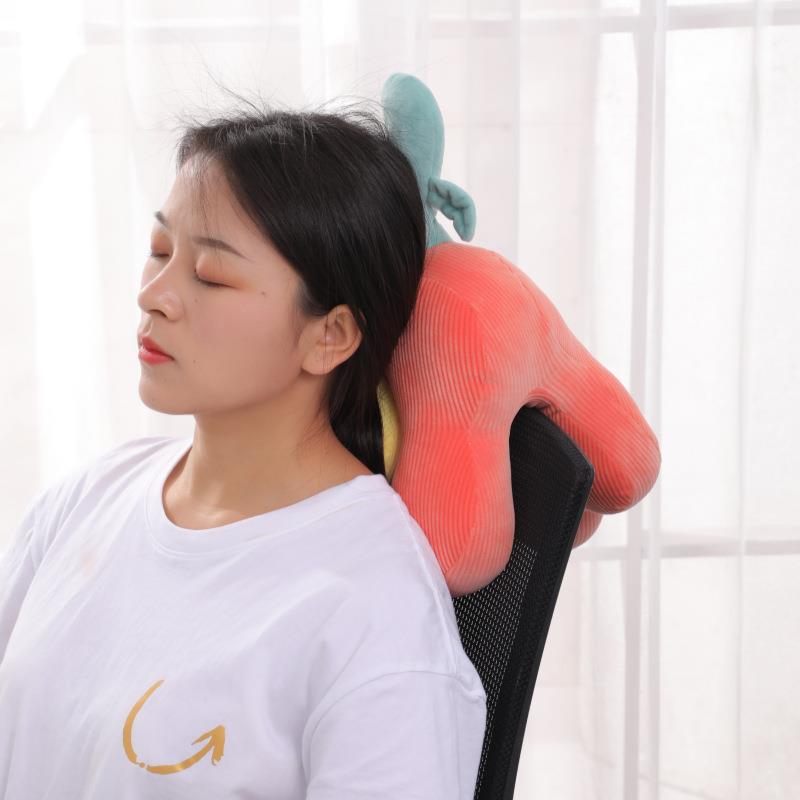 直销新款办公室午睡神器 学生教室办公室桌趴睡抱枕 椅子靠枕 花