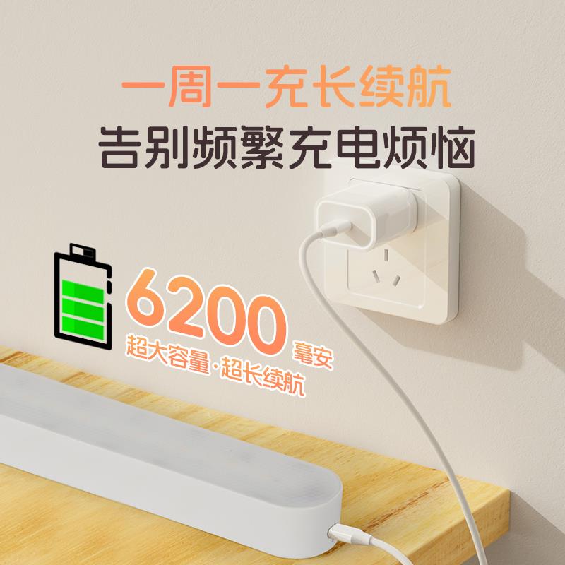 车载写作业灯护眼阅读灯LED超亮磁吸充电后排照明灯车内顶棚台灯