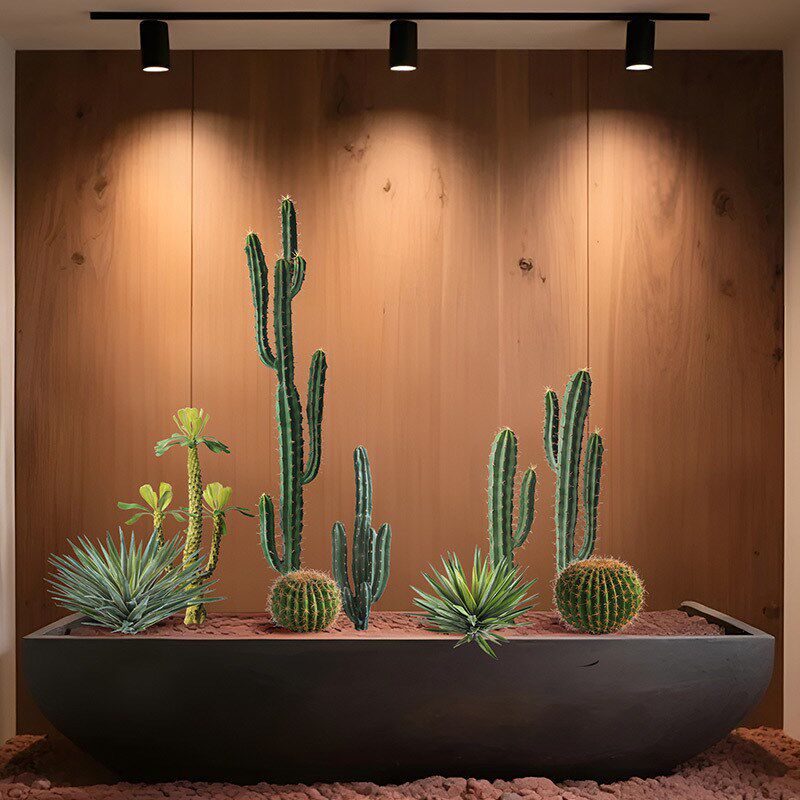 仙人柱假绿植造景沙漠仿真龙神木植物橱窗装饰客厅室内仙人掌摆件