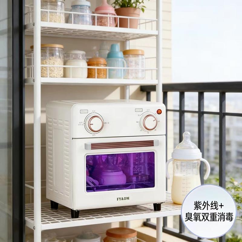黑科技智能高温母婴烘干消毒柜收纳架便携奶瓶消毒器带烘干二合一