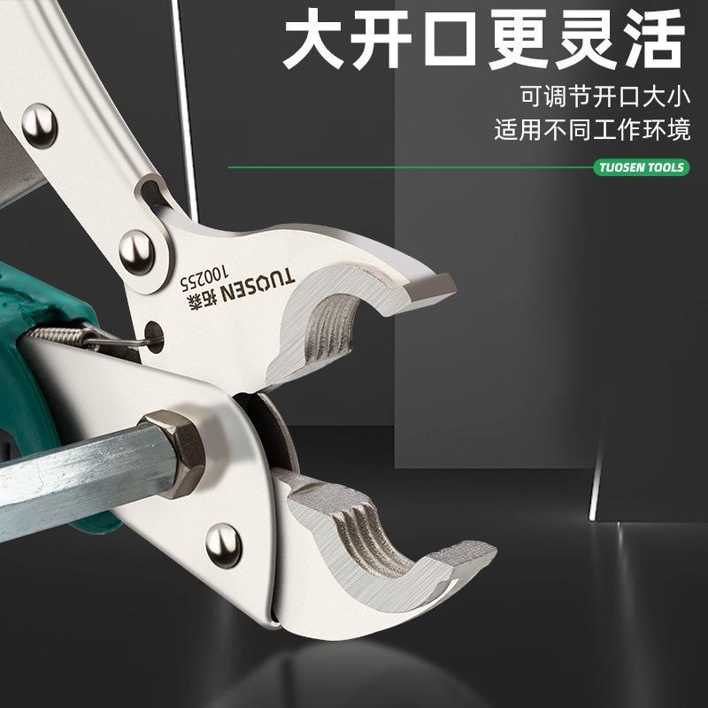 地暖管专用接头卡压钳拆卸钳地暖清洗专用扳手地热管分水器拆卸钳