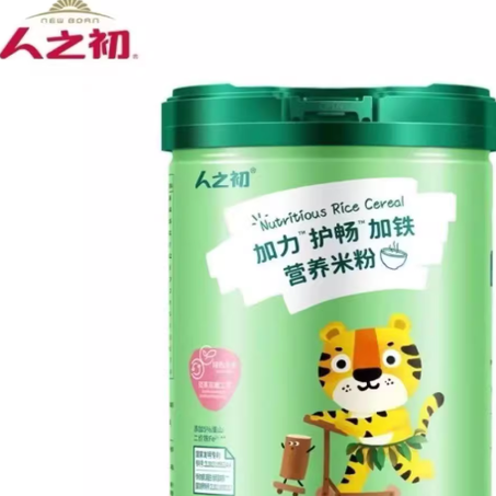人之初加铁米粉米乳婴幼儿宝宝营养辅食高铁大米粉罐装婴幼儿米粉,婴童食品,米粉/米糊,淘宝优惠券,粉丝福利购,淘宝优惠卷