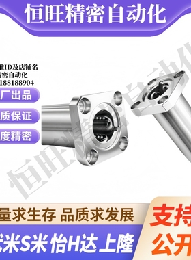 M思米 LHFSWF6 8 10 12 13 16 20 25 30 双衬方法兰型直线轴承