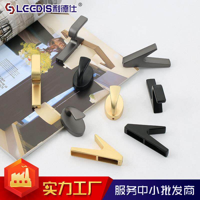 厂家直销现代简约橱柜衣柜衣钩厨房浴室墙装单钩家具衣帽挂钩