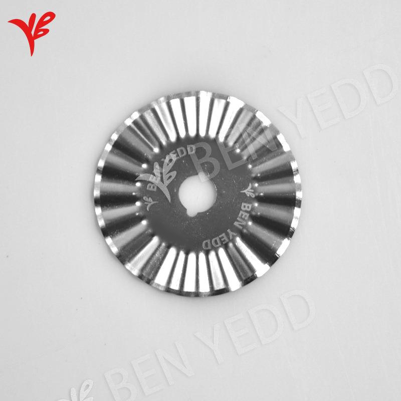 BEN YEDD SKS-7 优质合金工具钢 断点虚线波浪直线圆头刀片 盒装