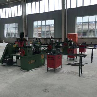 邢盛对拉丝杆机器穿墙螺丝机 双头钢筋滚丝机全自动钢筋丝杆滚花