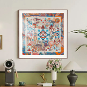 diy创意装 鹿晗三巡丝巾装 裱画框无损安装 饰画铝合金相框表外框定