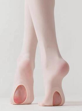 春秋热销90D儿童舞蹈袜女童高弹挖洞打底袜成人芭蕾舞带洞连裤袜