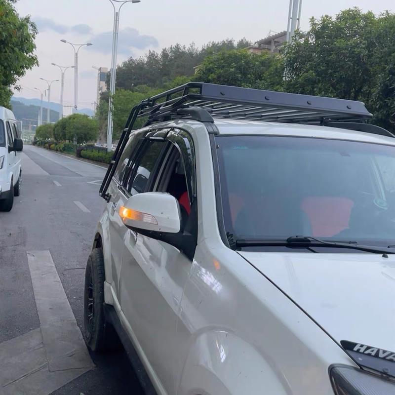 哈弗H5专用车顶行李架哈佛H5专用车顶行李框爬梯哈弗H5货架旅行架