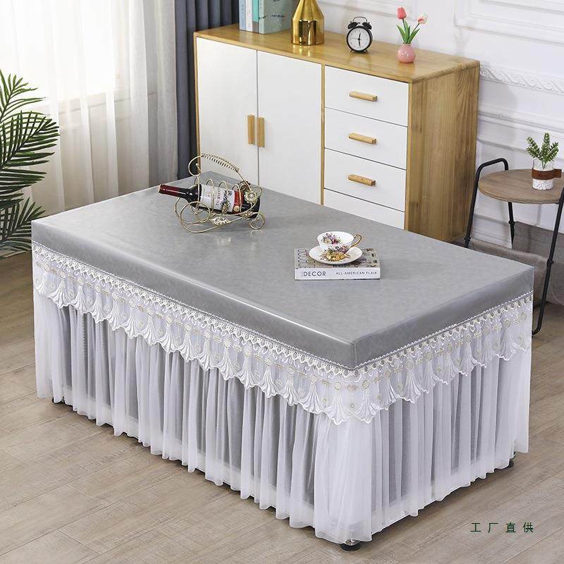 茶几桌面防油免洗桌布桌垫夏天新款长方形烤火桌防水皮罩电炉罩套,3C数码配件,USB灯,淘宝优惠券,粉丝福利购,淘宝优惠卷