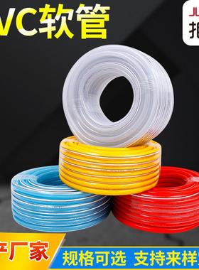 pvc蛇皮管透明软管水管家用加厚灌溉网纹塑料水管软管6分