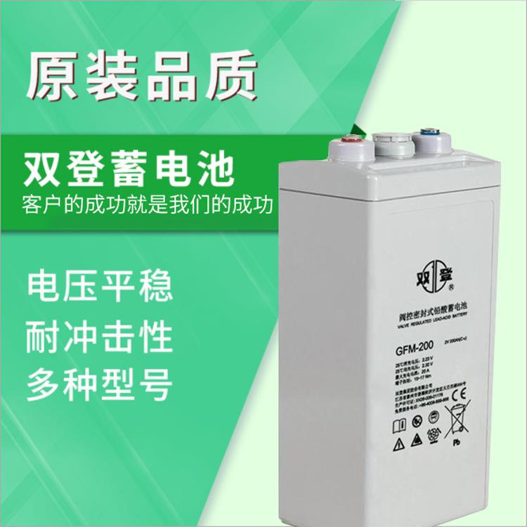 双登蓄电池GFM-2002v200ah铅酸免维护直流屏太阳能2v500ah