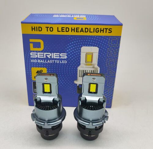 2025升级款直插汽车HID氙气灯改LED大灯泡D4S/R高亮D2S/R近光大灯