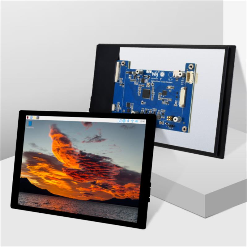 微雪树莓派系列显示屏8寸IPS电容触控屏1280×800像素DSI通信