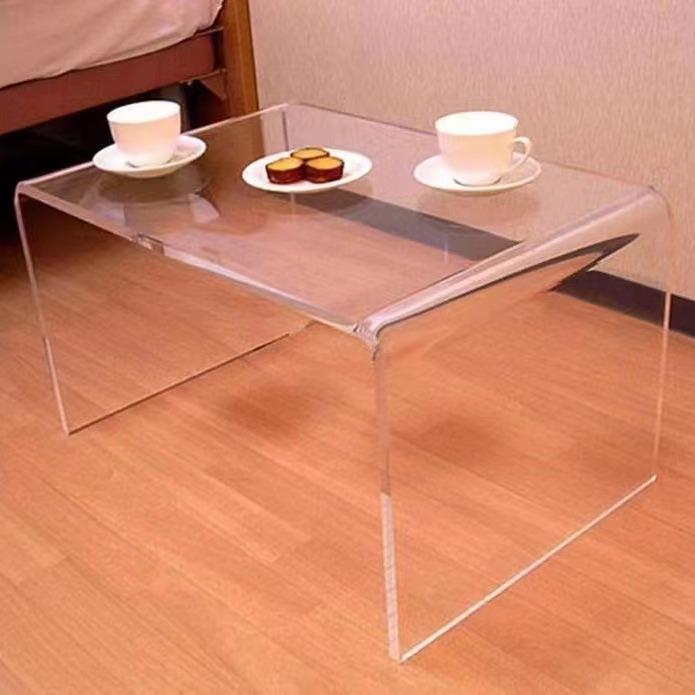 加厚现代简约高透明茶几飘窗用透明小桌子家用客厅亚克力茶几