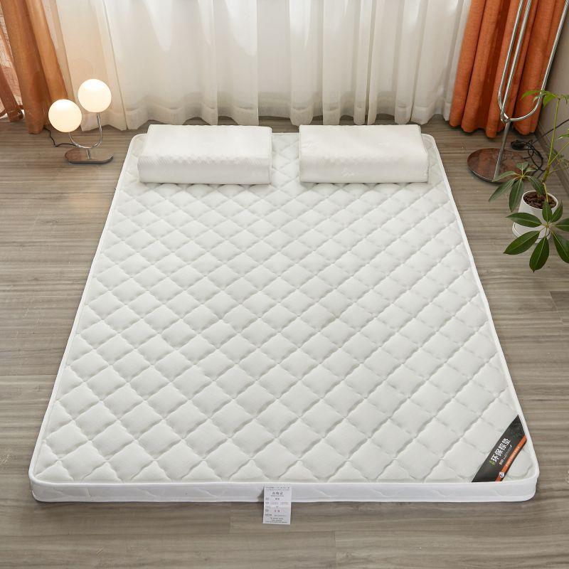 时尚格调针织棉10cm乳胶+椰棕护颈床垫薄款垫子可折叠