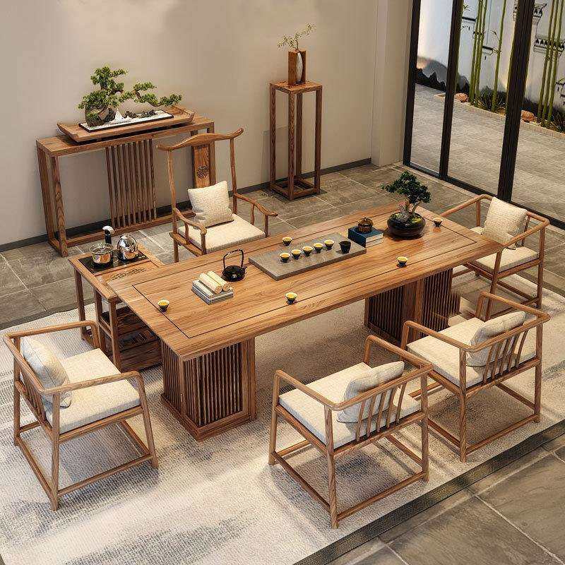 新中式实木茶桌全套家用卧室大板茶台酒店阳台办公室接待泡茶桌子,玩具/童车/益智/积木/模型,其它,淘宝优惠券,粉丝福利购,淘宝优惠卷