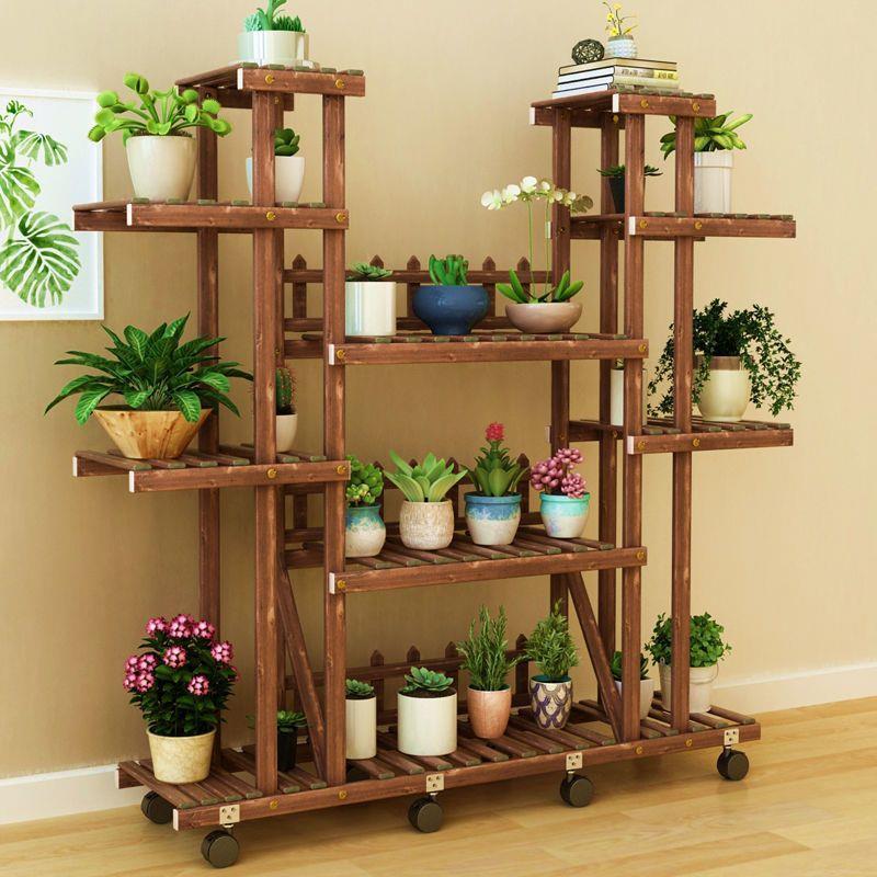 绿萝多肉落地花架多层室内家用植物花盆架客厅新款创意阳台置物架