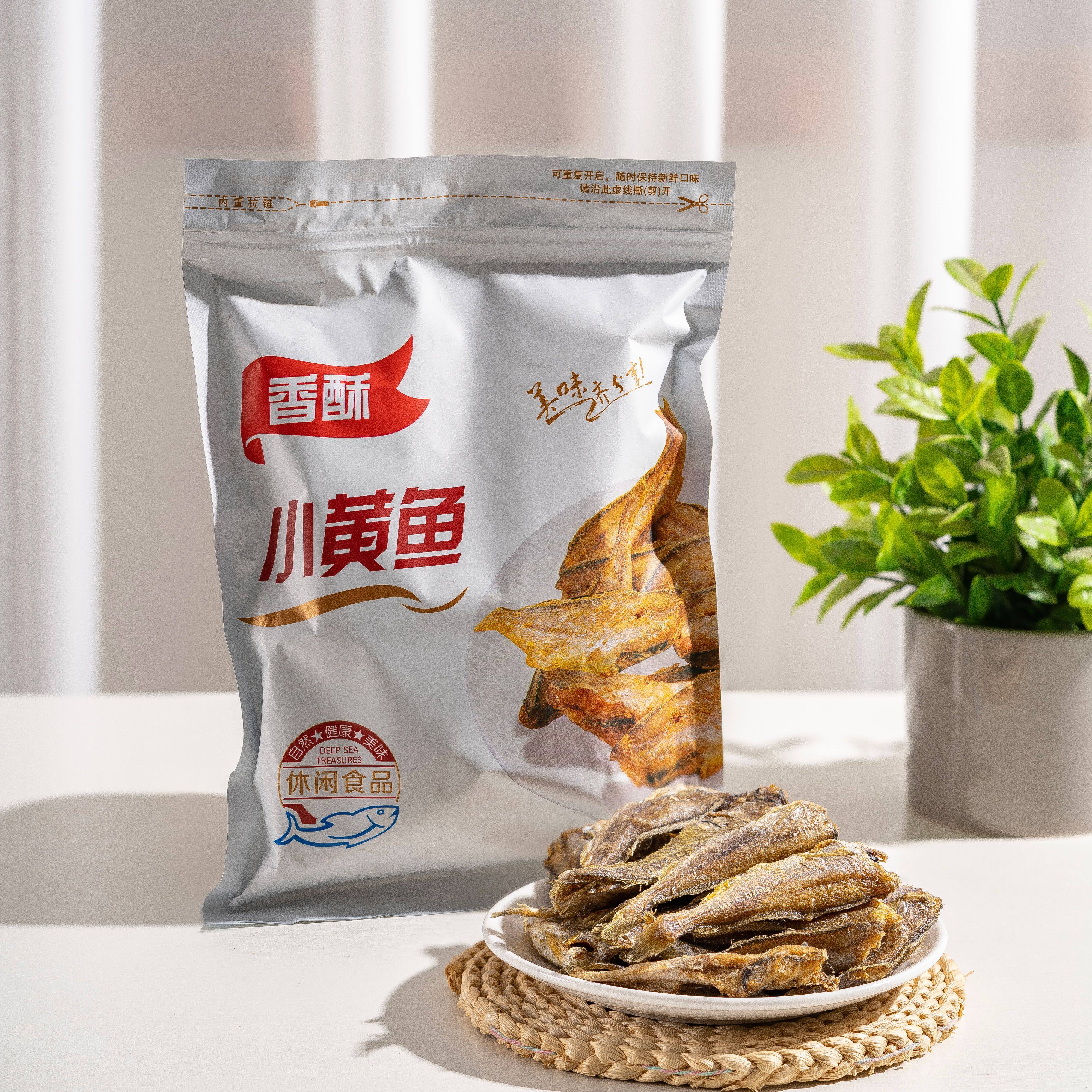即食香酥小黄鱼酥手撕黄花鱼干小鱼仔鱼干海味网红休闲零食小吃