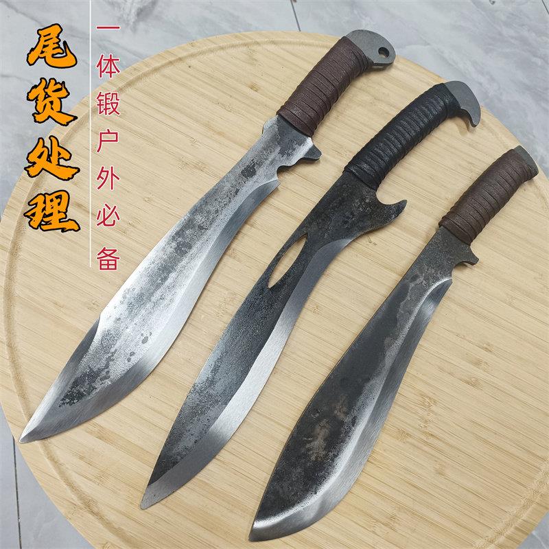 龙泉户外车载防身一体刀长短刀弹簧钢锻打唐横刀剑真硬刀未开刃