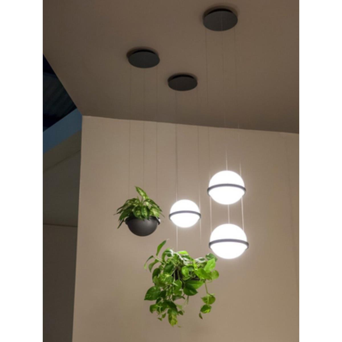 工业风创意设计绿植吊灯简约现代奶茶店样板房