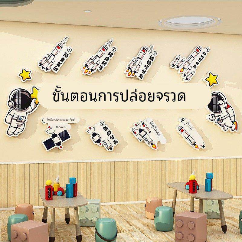 幼儿园航天太空科技主题文化墙贴画成品教室布置环创走廊墙面装饰,家居饰品,文化墙贴,淘宝优惠券,粉丝福利购,淘宝优惠卷