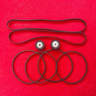 夏普GF-700原装录音机皮带 收录机皮带适用于夏普皮带套装+压带轮