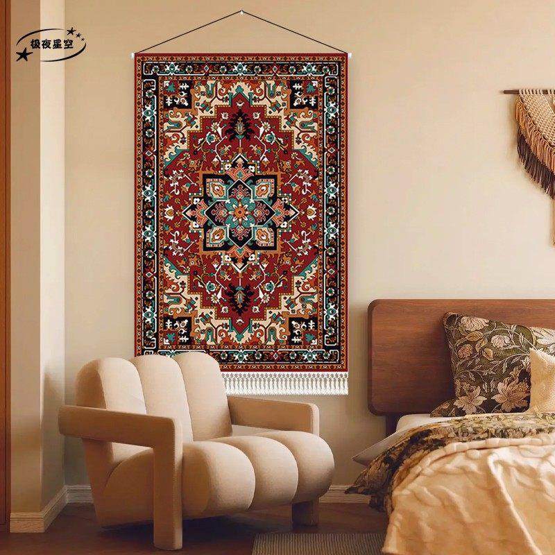 民族风覆古花纹挂毯摩洛哥布艺挂画墙面装饰餐厅客厅背景布挂布,居家布艺,挂毯/壁毯,淘宝优惠券,粉丝福利购,淘宝优惠卷