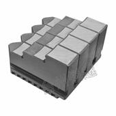 100 125 160 众环四爪自定心卡爪K1280 200 250320四爪联动正反爪