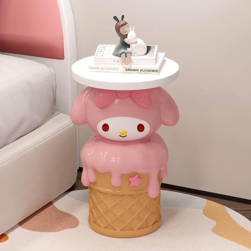 美乐蒂儿童房床头柜卡通创意女孩卧室艺术感2024新款网红粉色ins,住宅家具,床头柜,淘宝优惠券,粉丝福利购,淘宝优惠卷