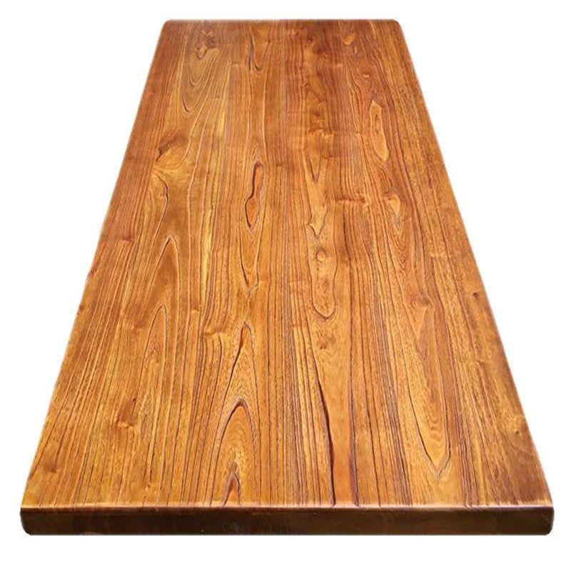 老榆木板桌板桌面板吧台面板茶桌窗台板书柜原木大板实木桌面定制