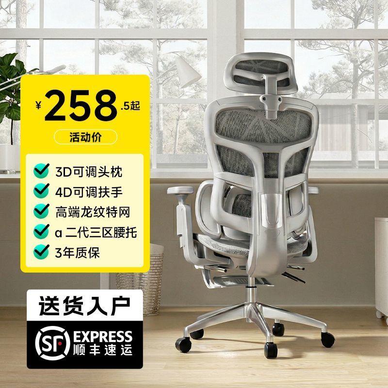 人体工学椅E19二代电脑椅人体工学椅椅舒适久坐学生电竞椅学生椅