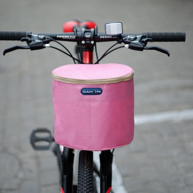 山地车帆布短款车筐折叠车防水车篮电动车车娄自行车车前筐滑板车