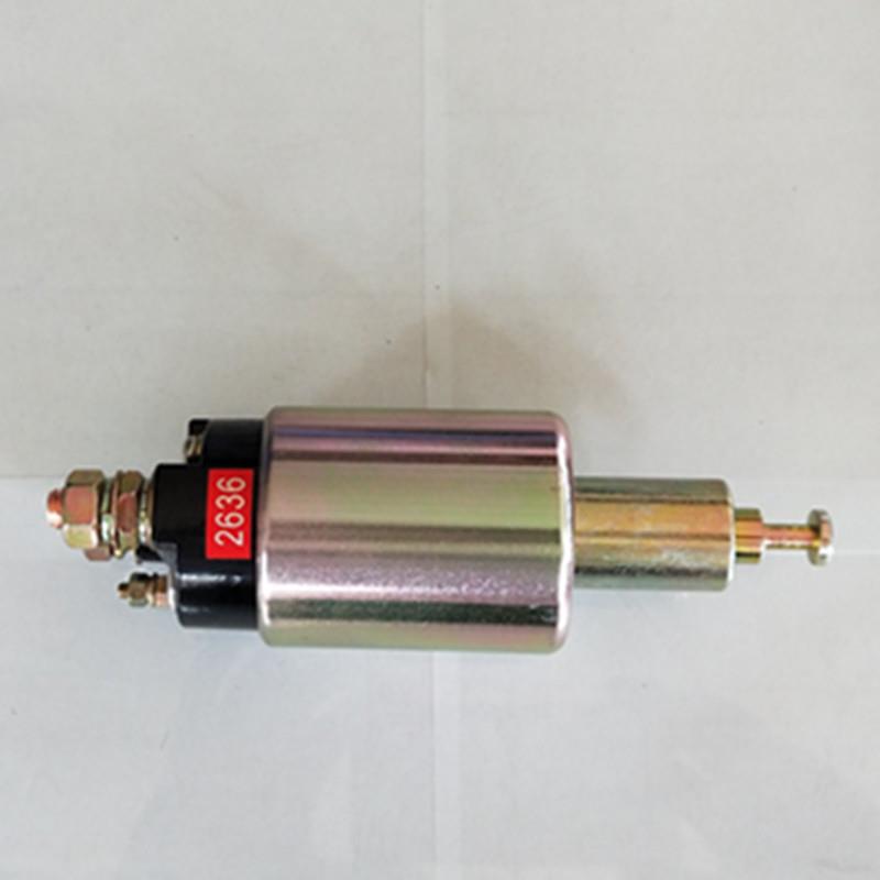 启动马达QDJX2636B-A/T9起动机24V吸铁开关电磁开关磁力开关原厂