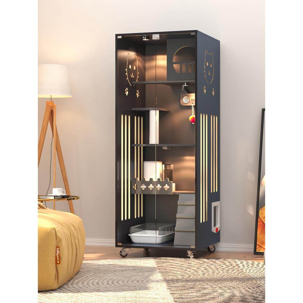 猫别墅不占地实木猫笼带厕所一体猫舍家用小户型猫柜猫窝屋猫房子,宠物/宠物食品及用品,猫笼子/猫别墅,淘宝优惠券,粉丝福利购,淘宝优惠卷