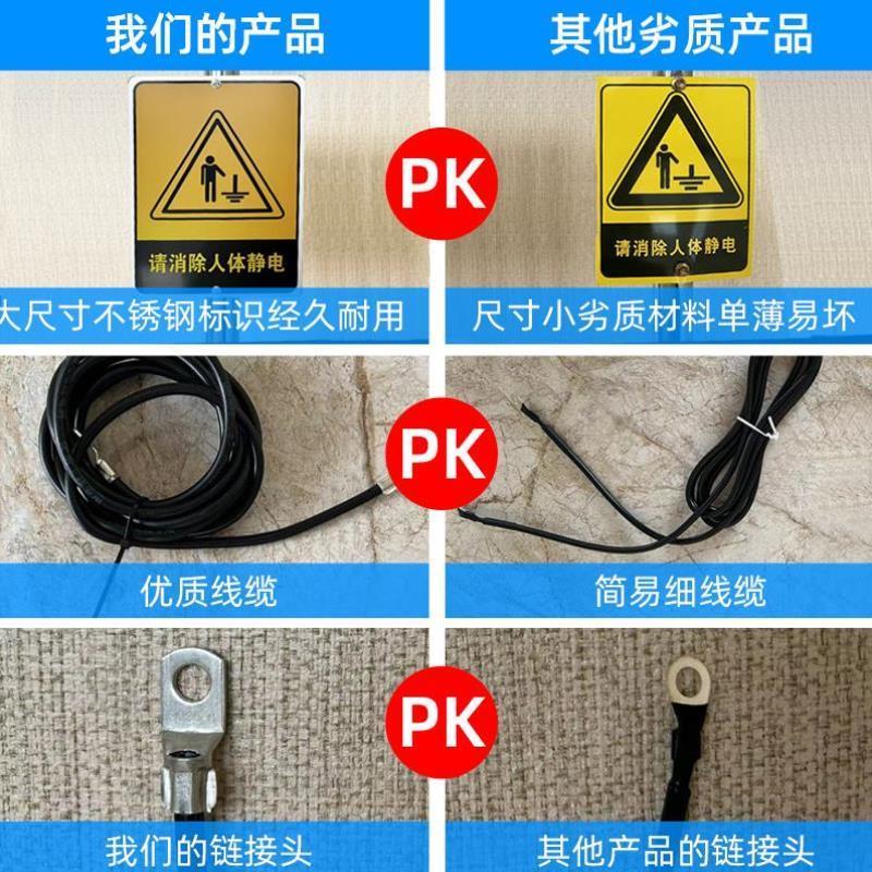 静电释放器触摸式除静电消除仪工业人体球智能防爆接地报警本安型