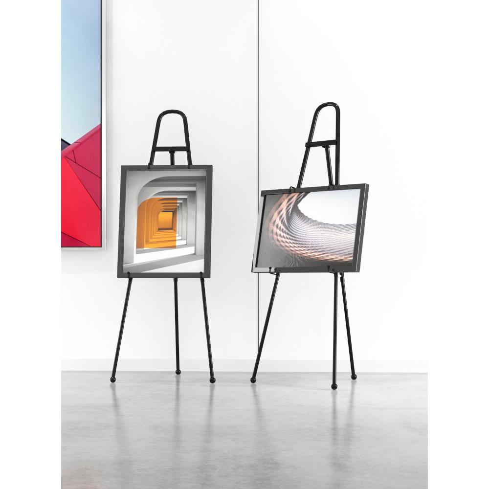 LANCE 铁艺画展展示架高端画架婚庆婚纱照广告相框架立式落地支架